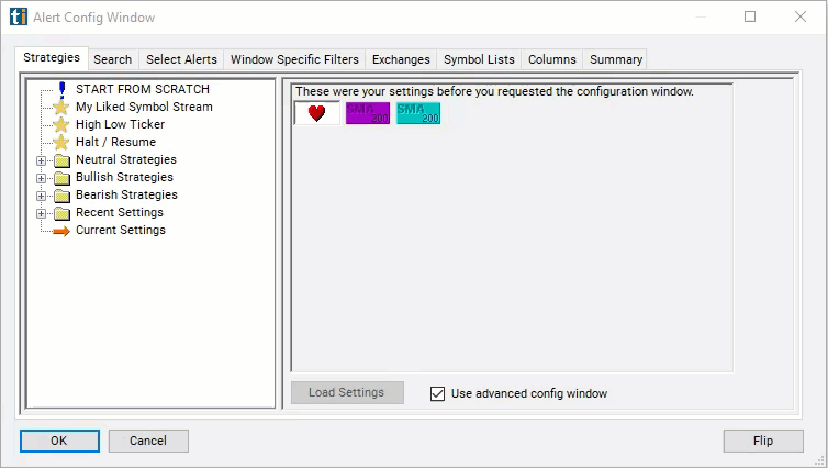 Average Directional Index Settings