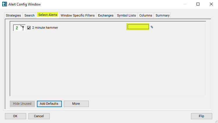 2 Minute Hammer Alert Custom Settings