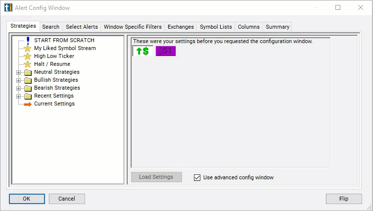 Distance from Pivot S2 Settings