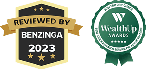 Benzinga and Wealth Up awards